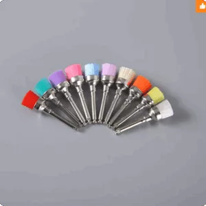 Полирни четки 100бр цветни