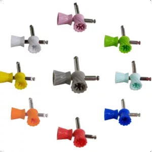 Полирни гуми камбанки 100бр цветни